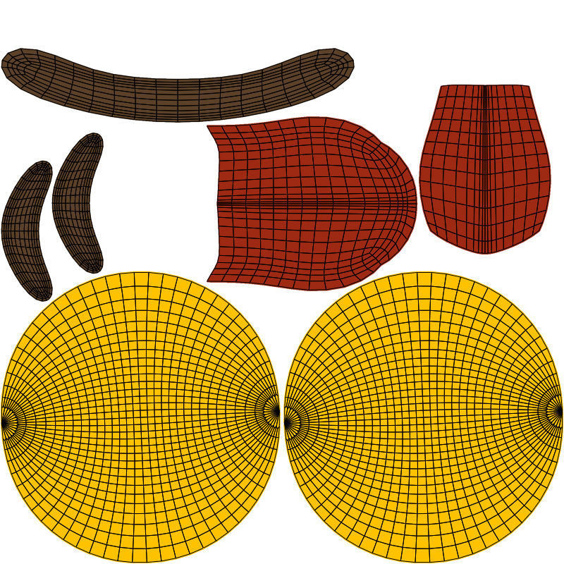 10 Emoticon Yellow Ball Pack Part 3 3D model_13