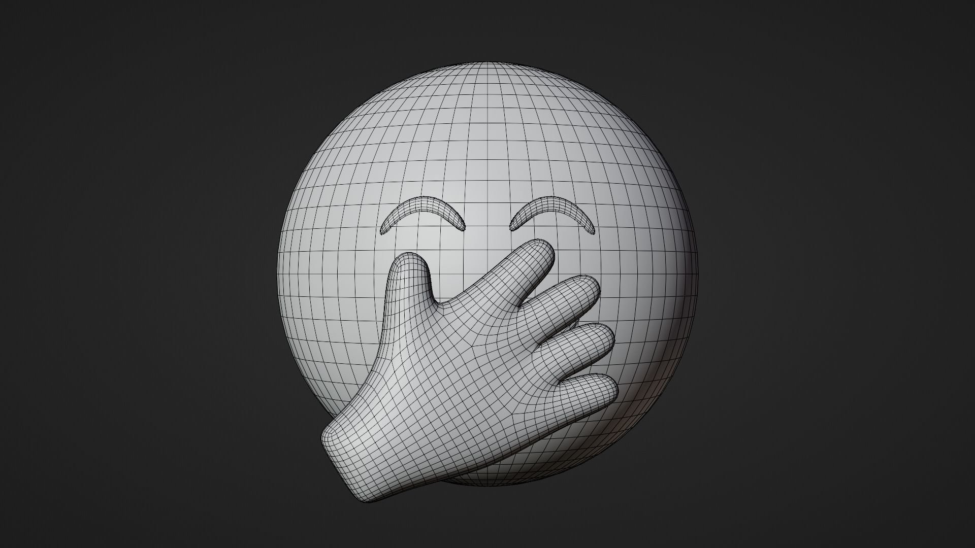 10 Emoticon Yellow Ball Pack Part 3 3D model_27