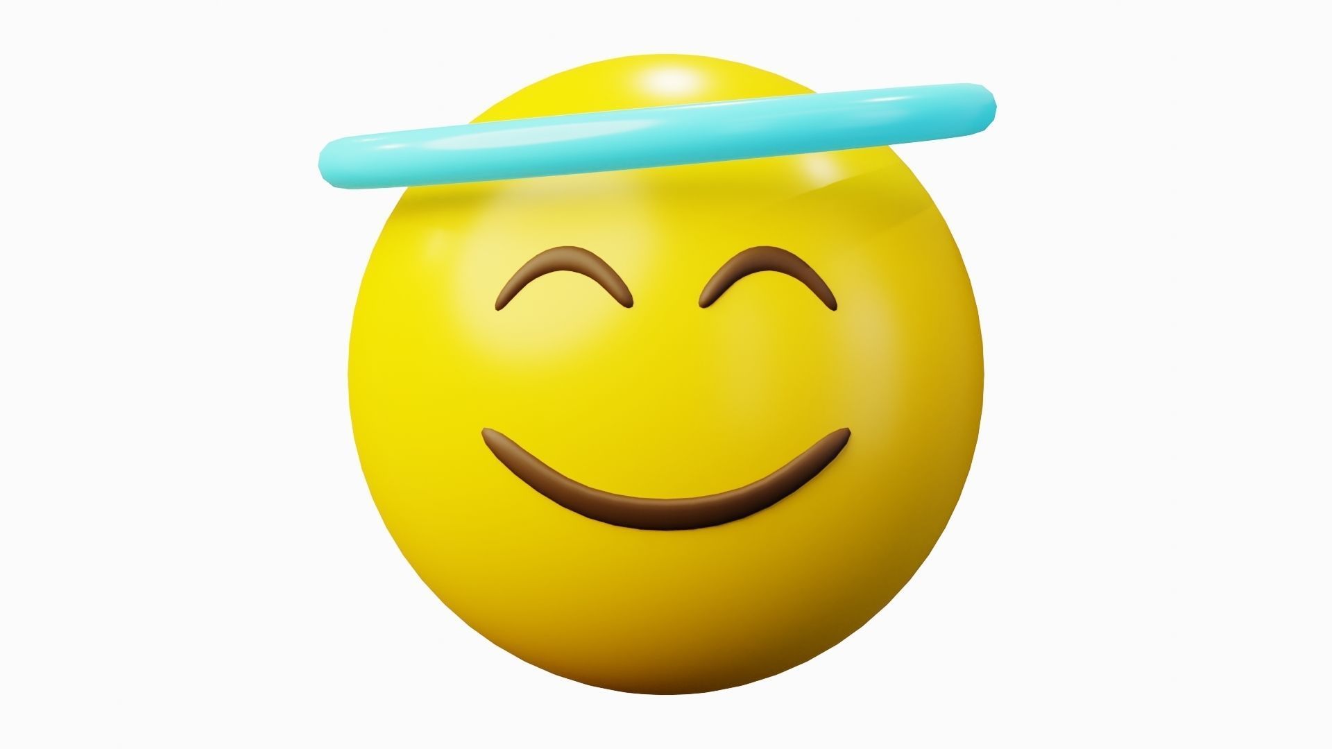 10 Emoticon Yellow Ball Pack Part 3 3D model_2