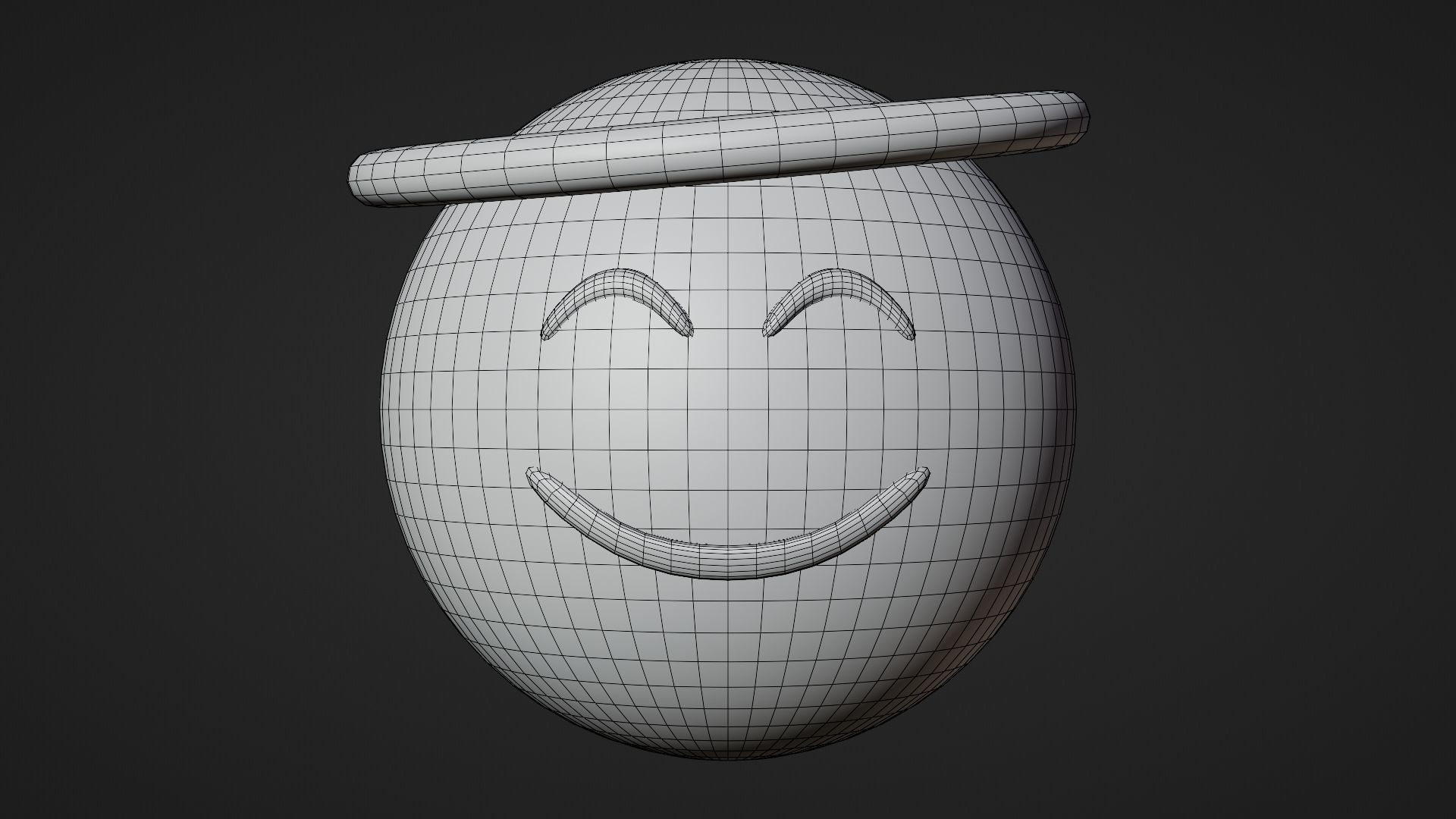 10 Emoticon Yellow Ball Pack Part 3 3D model_3