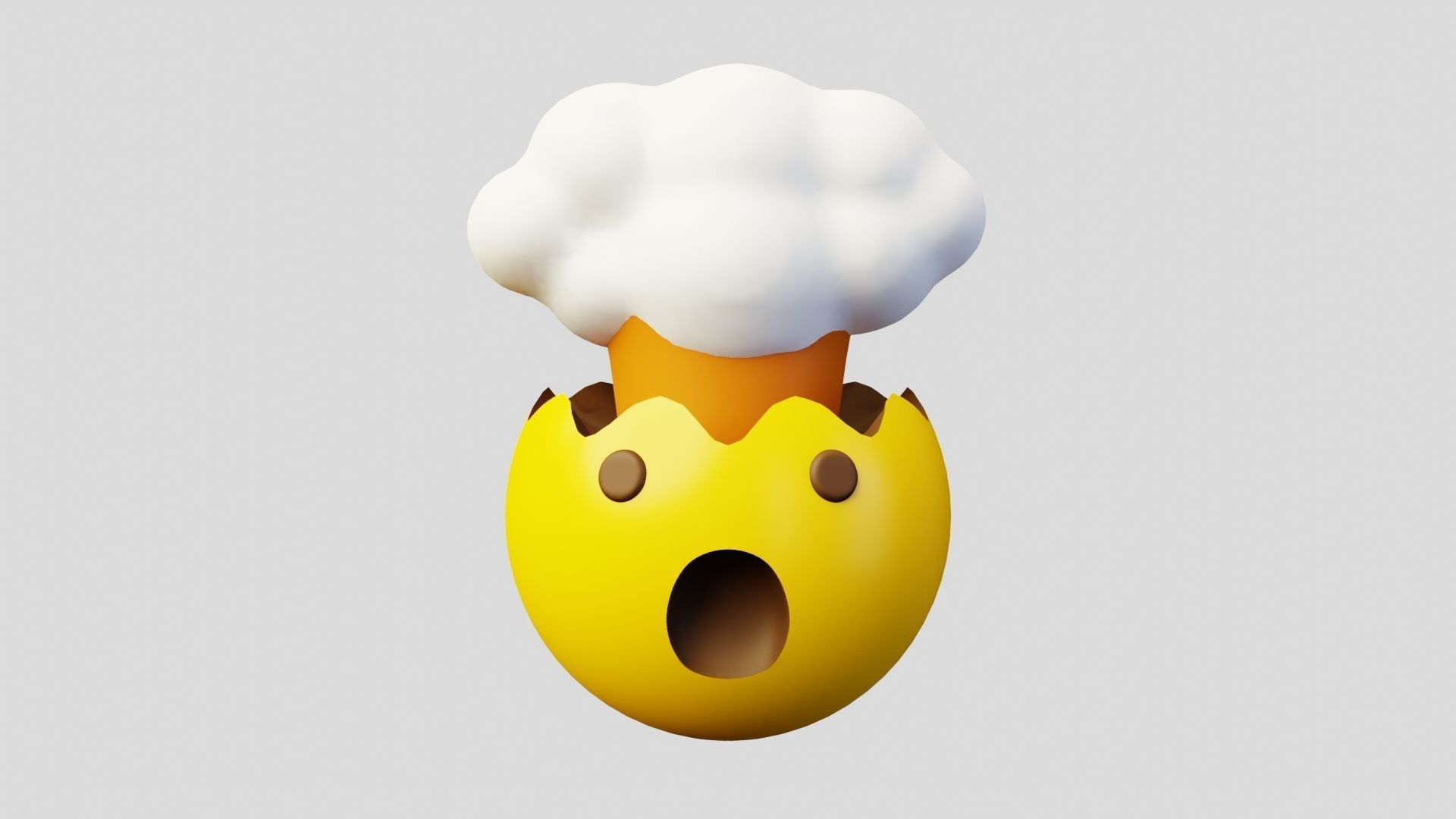 10 Emoticon Yellow Ball Pack Part 3 3D model_38