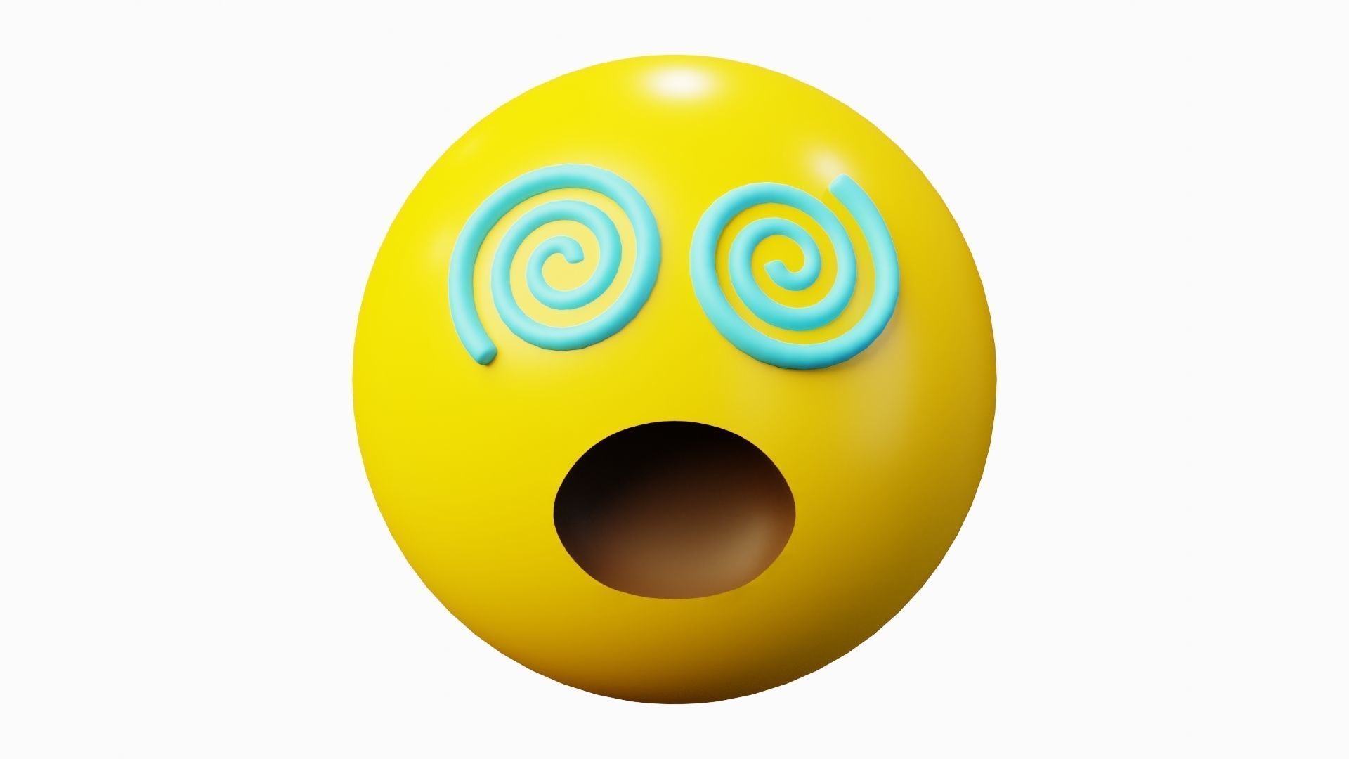10 Emoticon Yellow Ball Pack Part 3 3D model_34