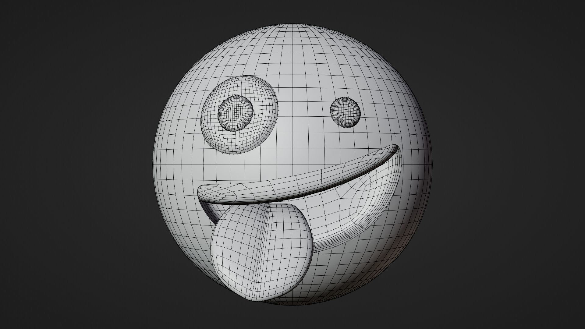 10 Emoticon Yellow Ball Pack Part 3 3D model_15