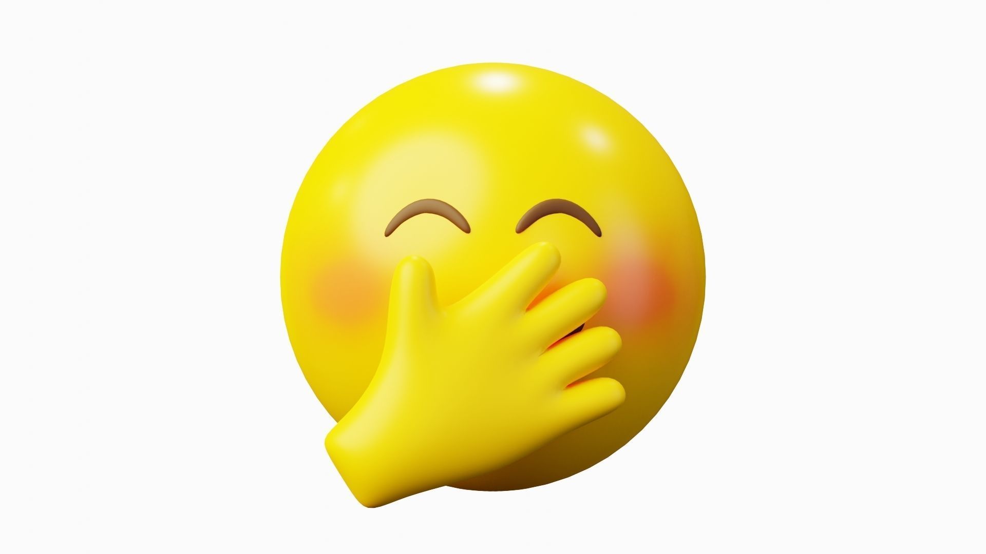10 Emoticon Yellow Ball Pack Part 3 3D model_26