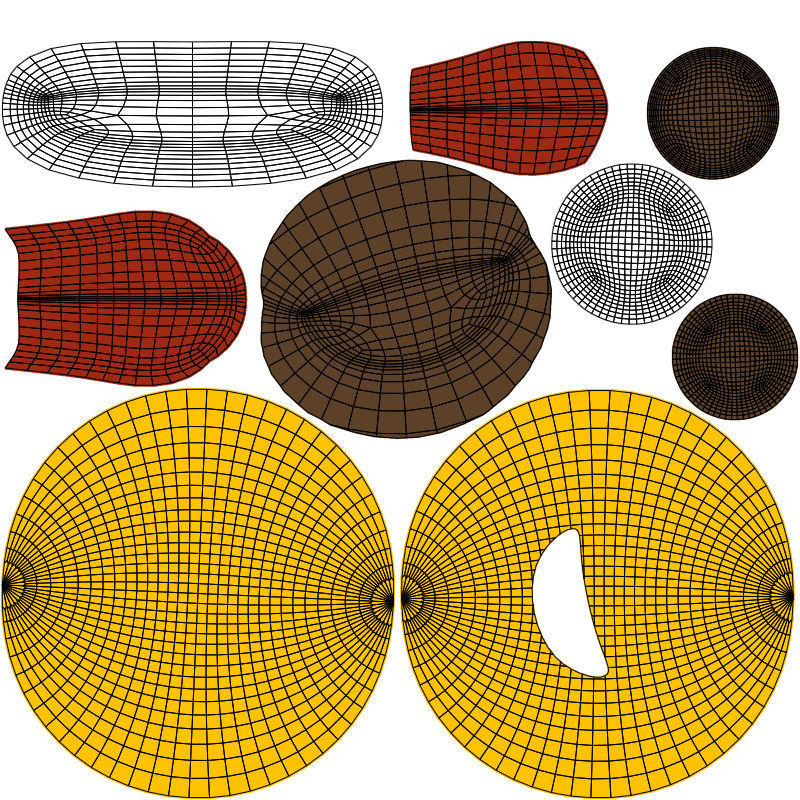 10 Emoticon Yellow Ball Pack Part 3 3D model_17