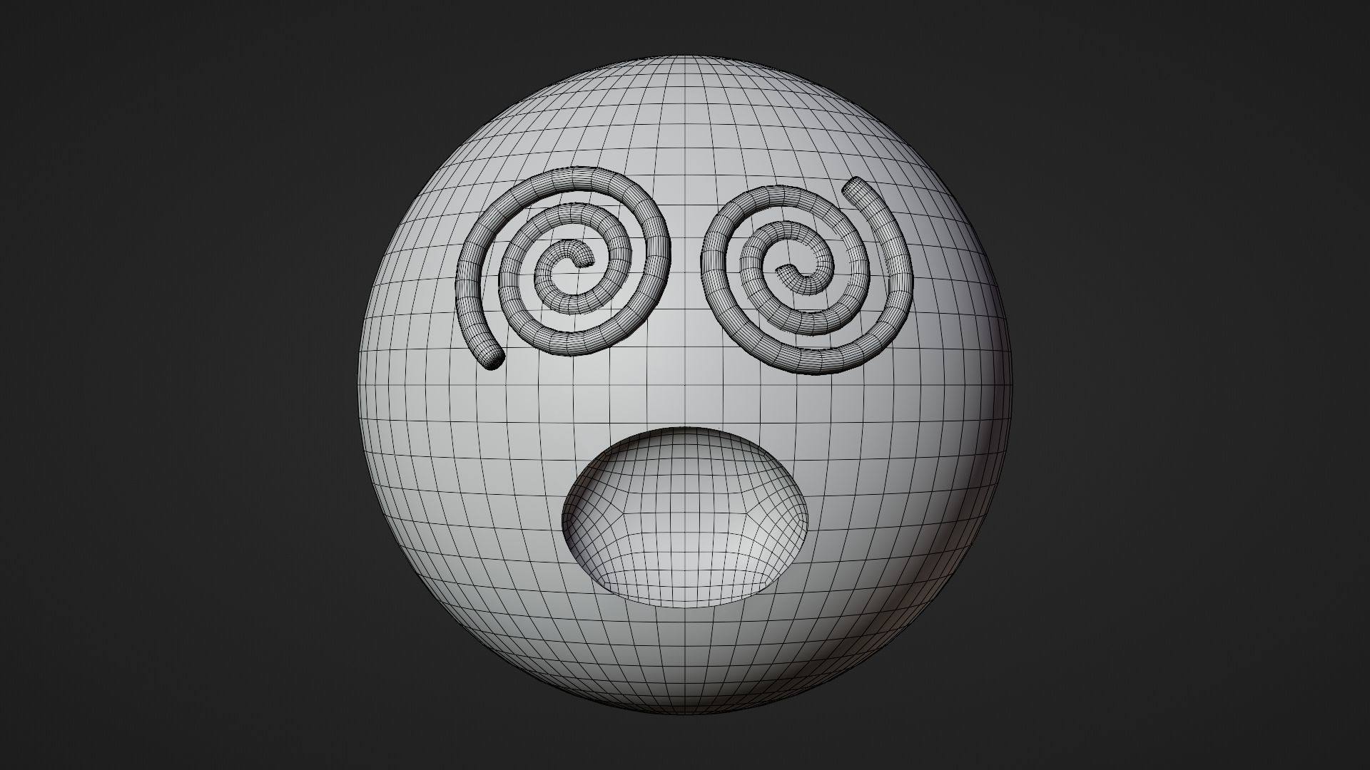 10 Emoticon Yellow Ball Pack Part 3 3D model_35