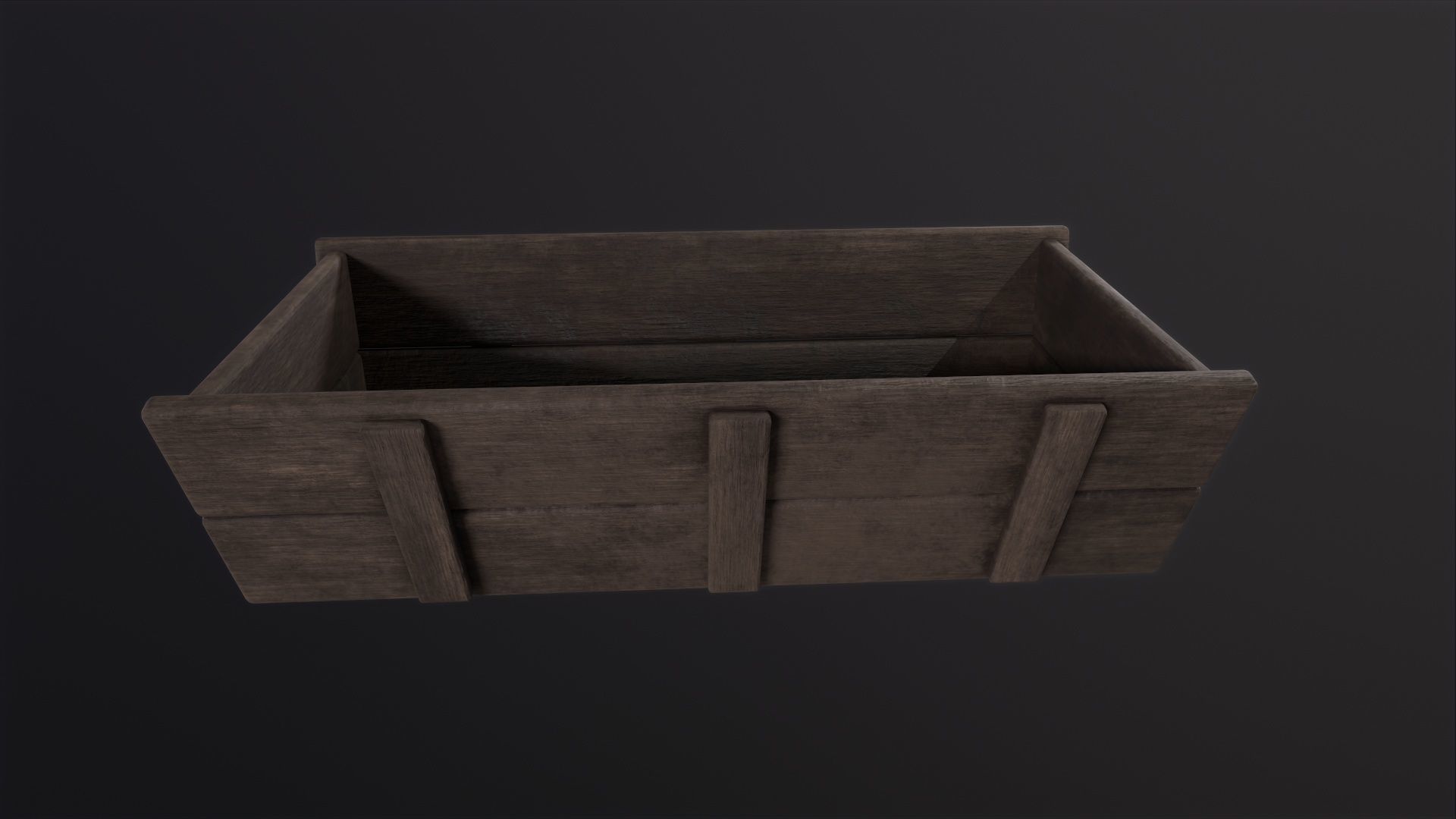 Trough 3D Model Low-poly 3D model_3