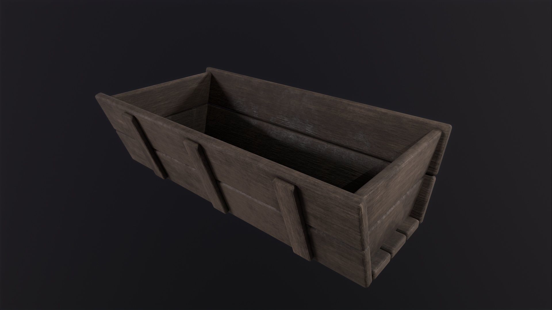 Trough 3D Model Low-poly 3D model_2