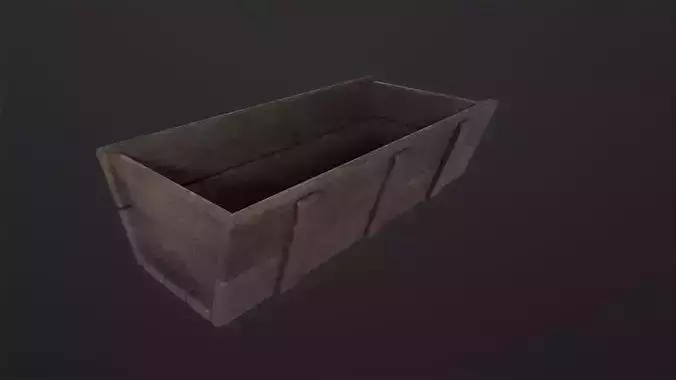 Trough 3D Model
