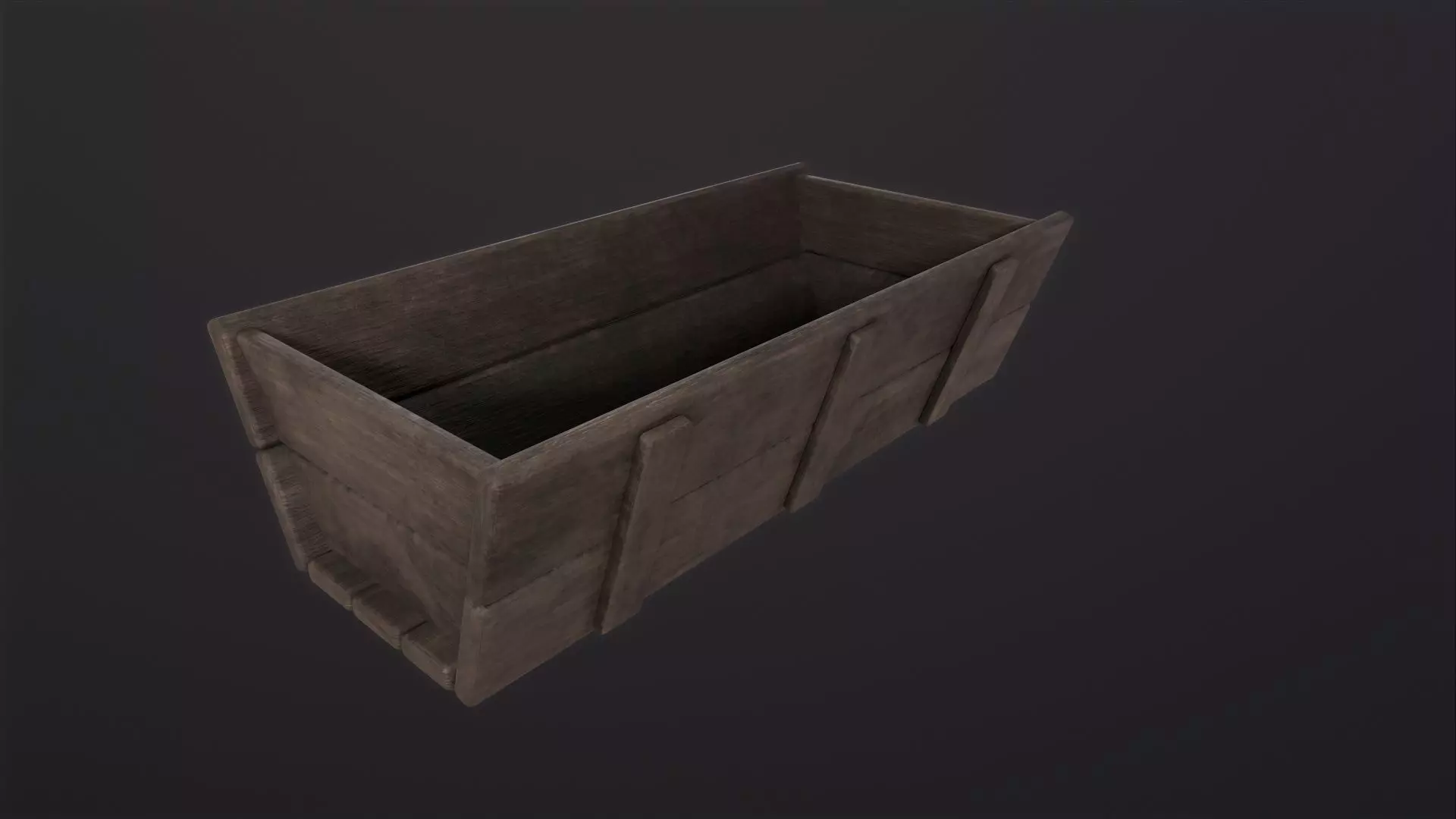 Trough 3D Model Low-poly 3D model_0