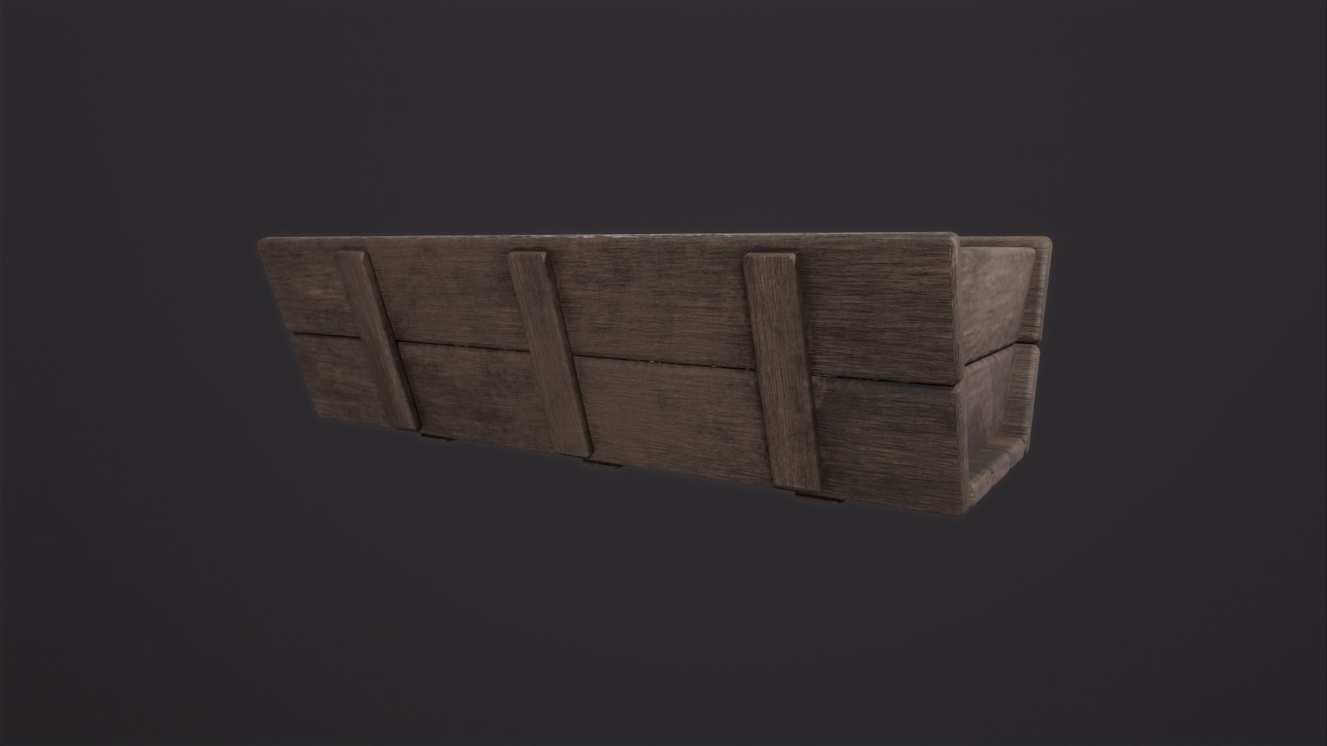 Trough 3D Model Low-poly 3D model_5