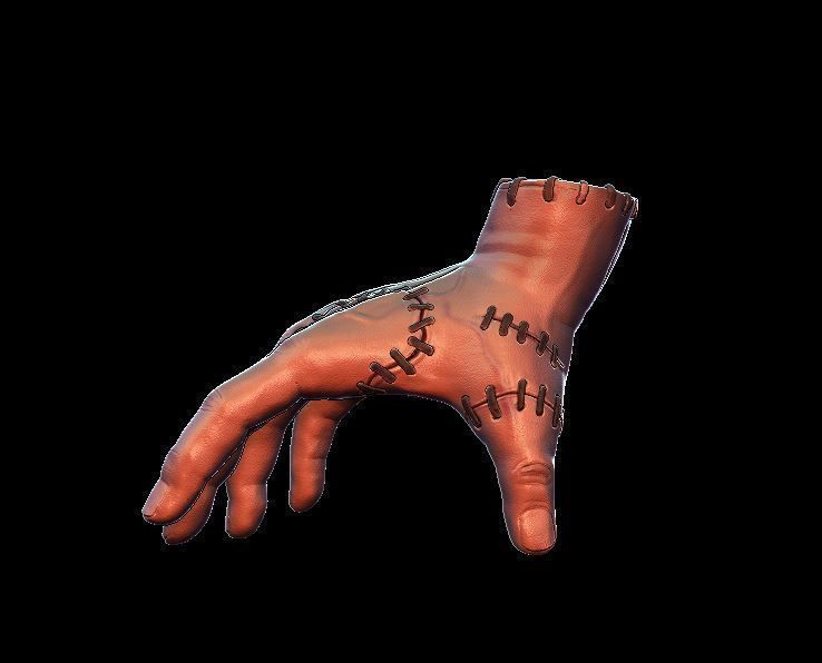 zombi hand 3D print model_1