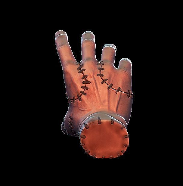 zombi hand 3D print model_2