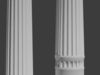 Column Low-poly 3D model_1