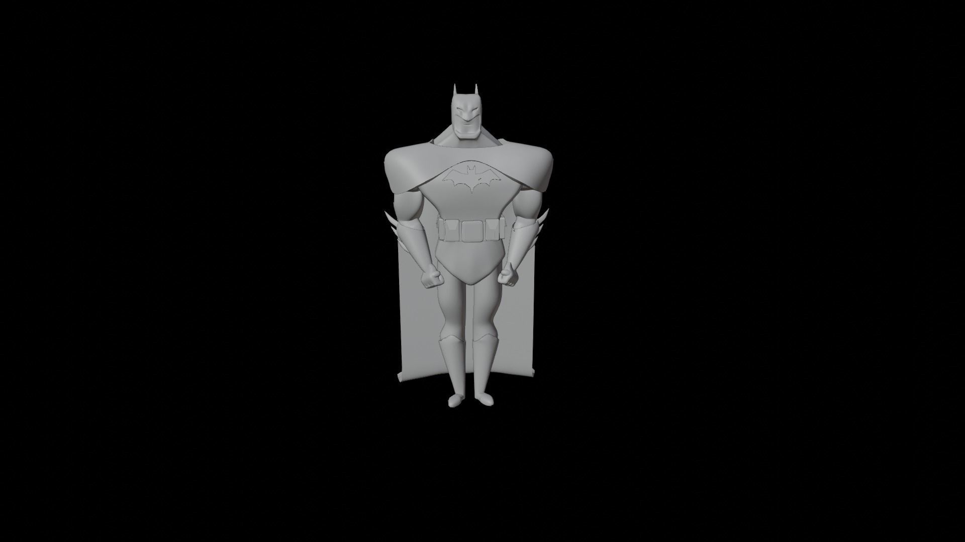 BatMan from the animated series  3D print model_13
