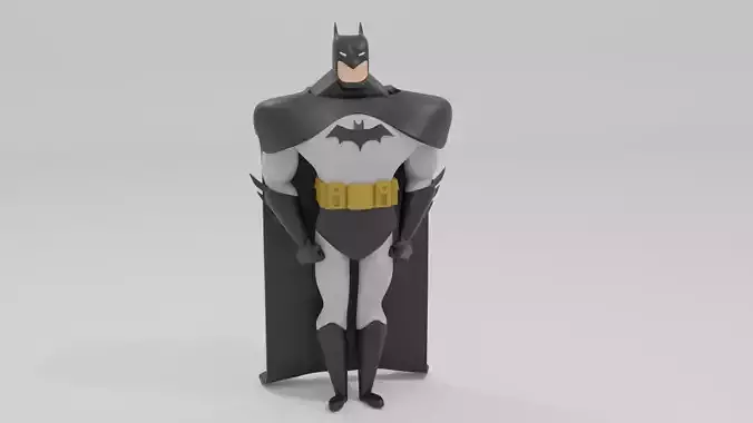 BatMan from the animated series  3D print model