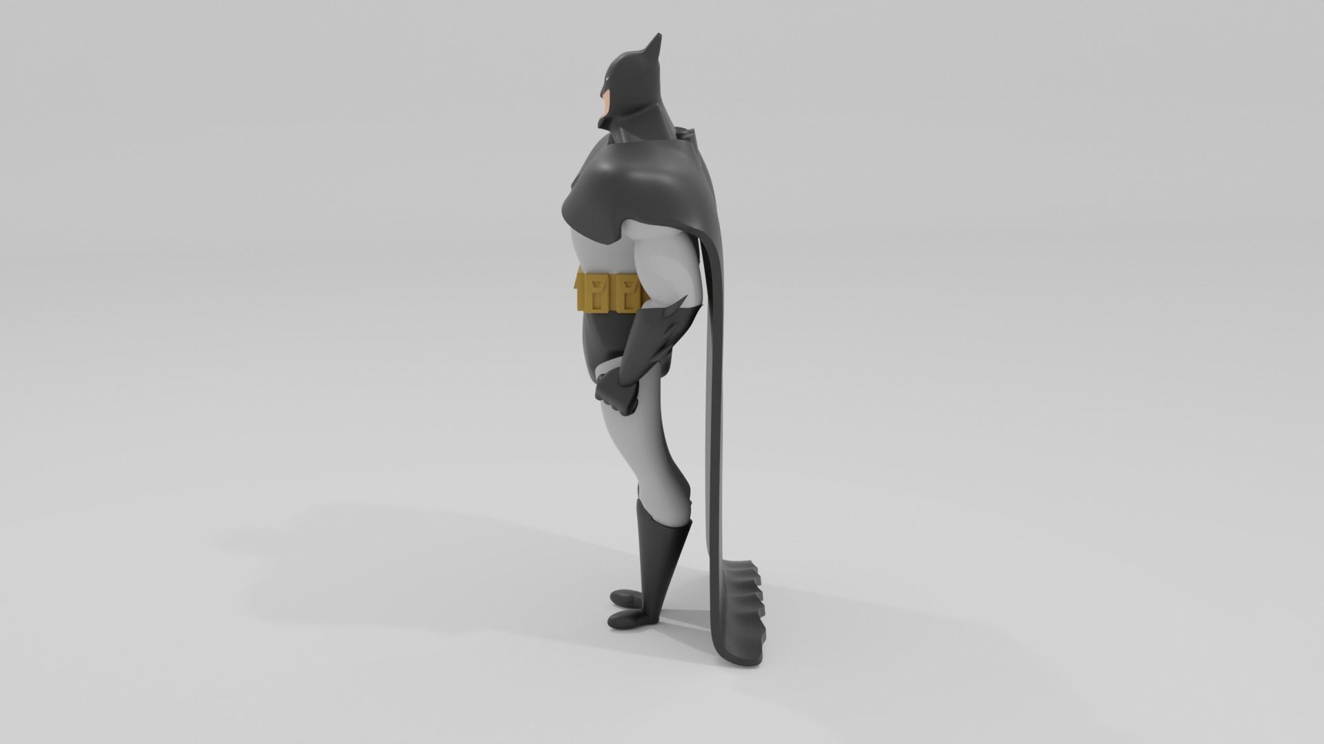 BatMan from the animated series  3D print model_11