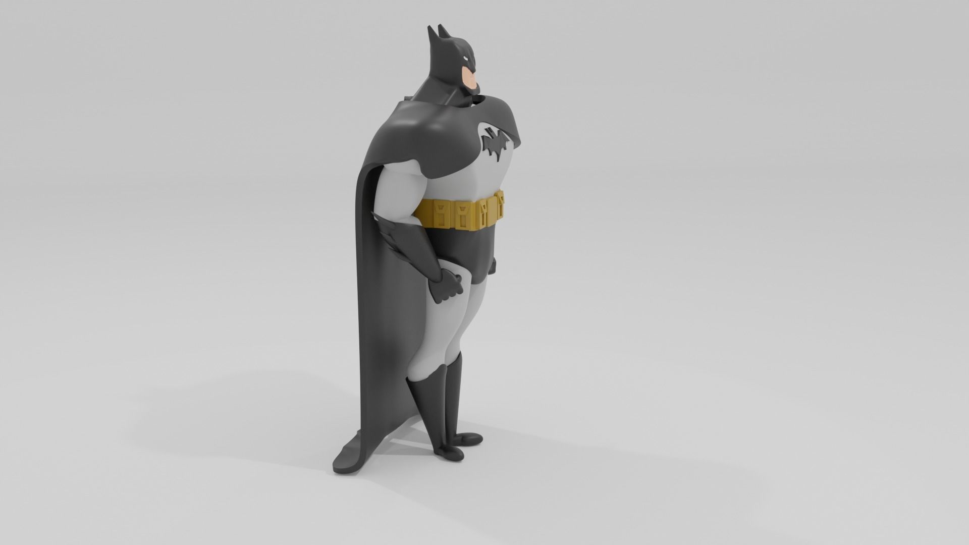 BatMan from the animated series  3D print model_5