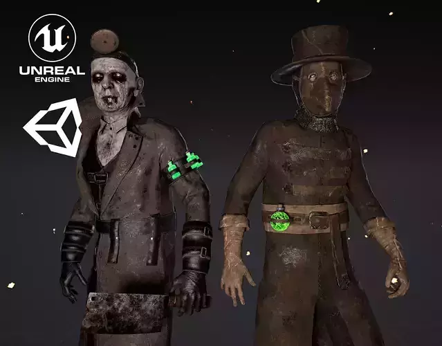 Horror Doctors 3D Model Collection