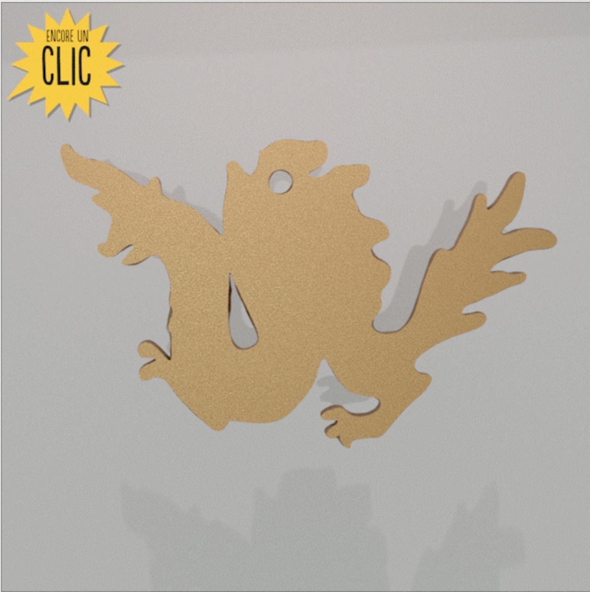 Raya and the last dragon - Sisu Necklace 3D print model_4