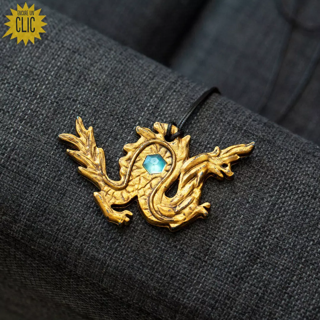 Raya and the last dragon - Sisu Necklace 3D print model_0