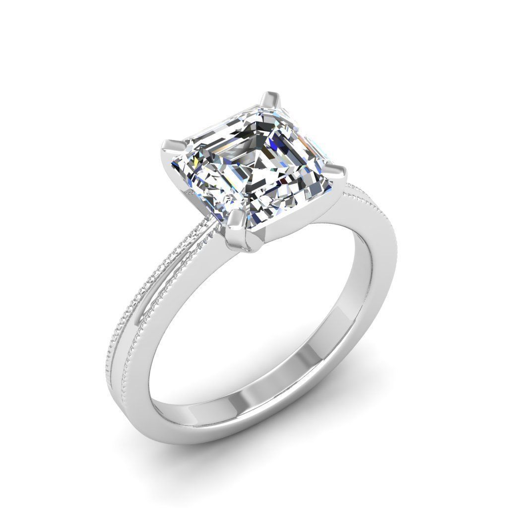 Engagement ring Lucia ascher 3D print model_6