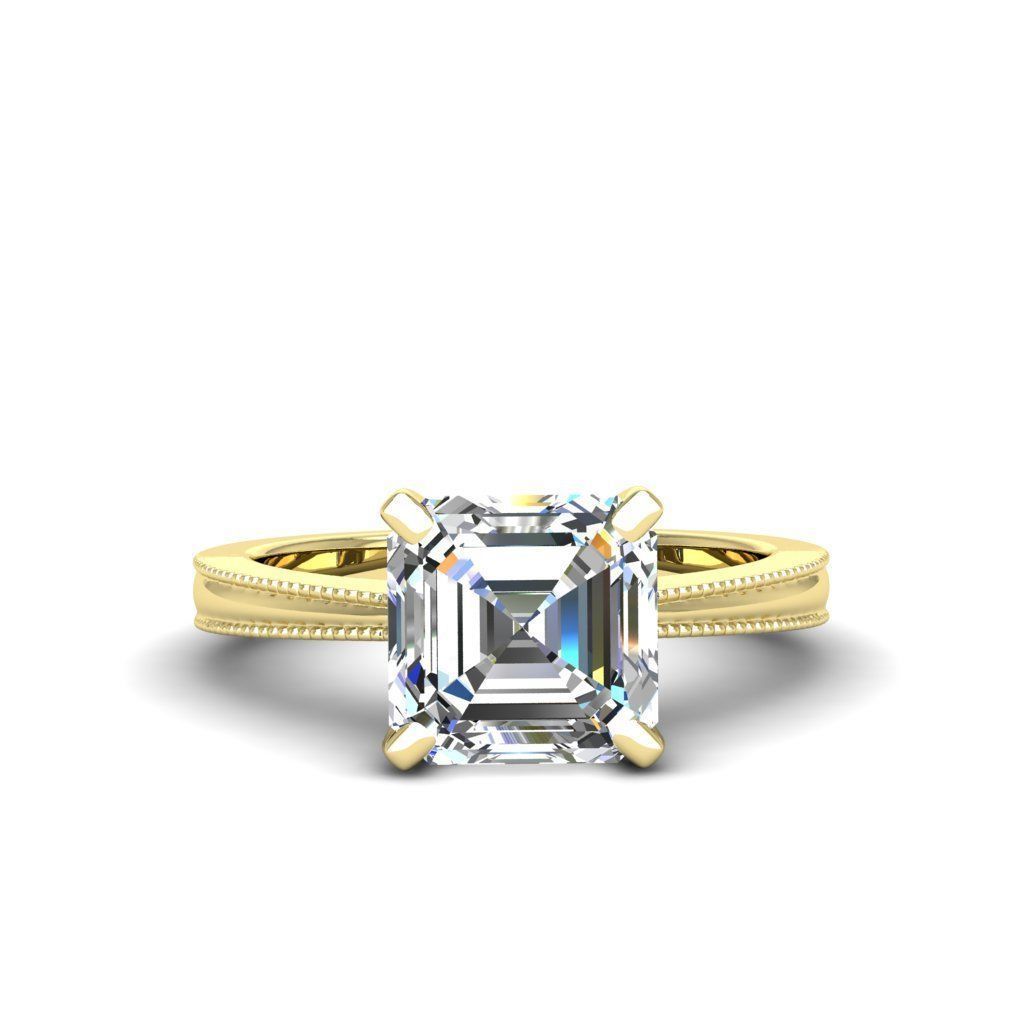 Engagement ring Lucia ascher 3D print model_17