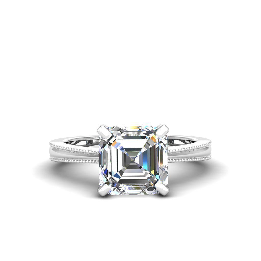 Engagement ring Lucia ascher 3D print model_8