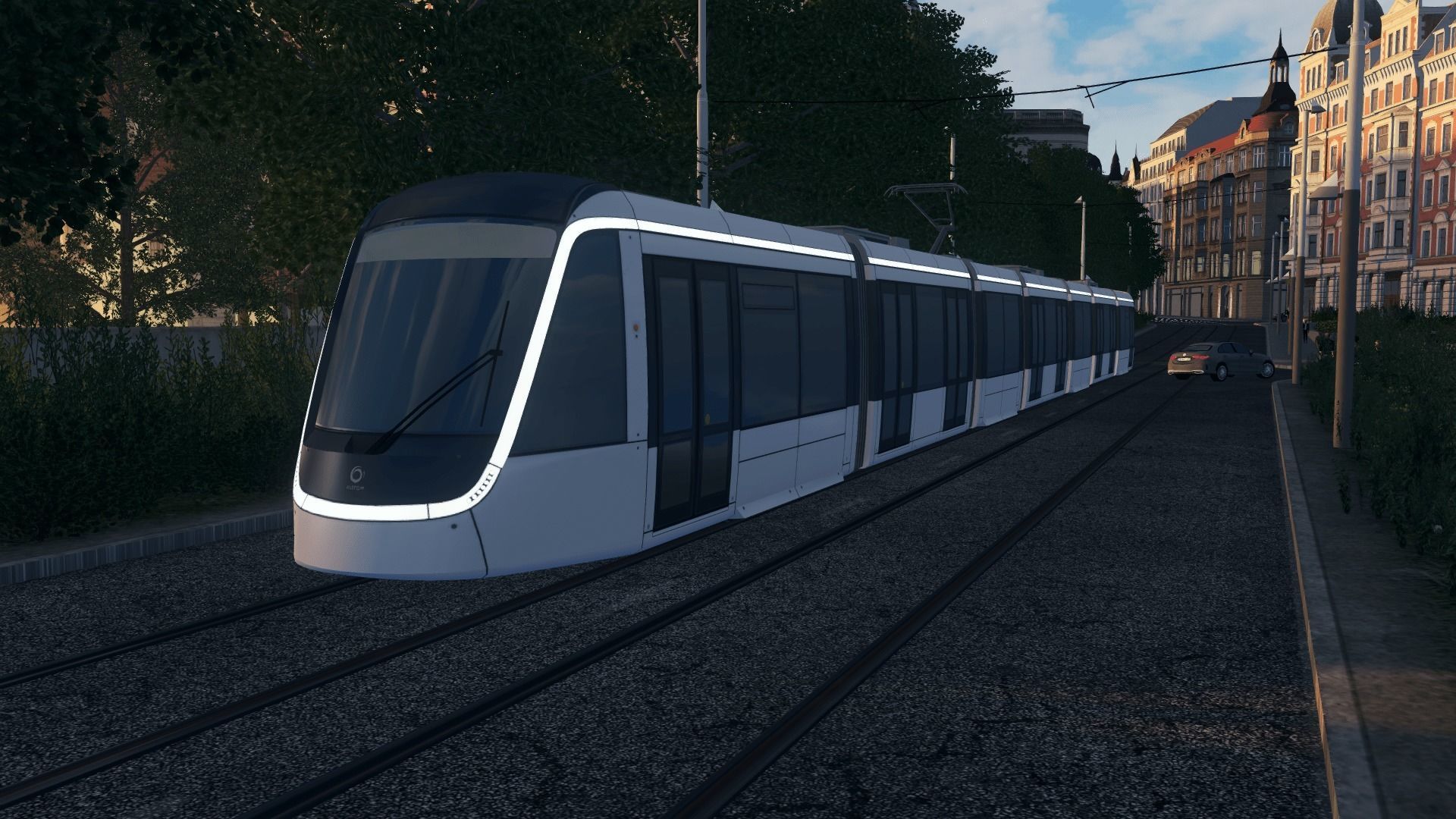 Alstom Citadis XO5 - Paris T9 Tram Low-poly 3D model_5