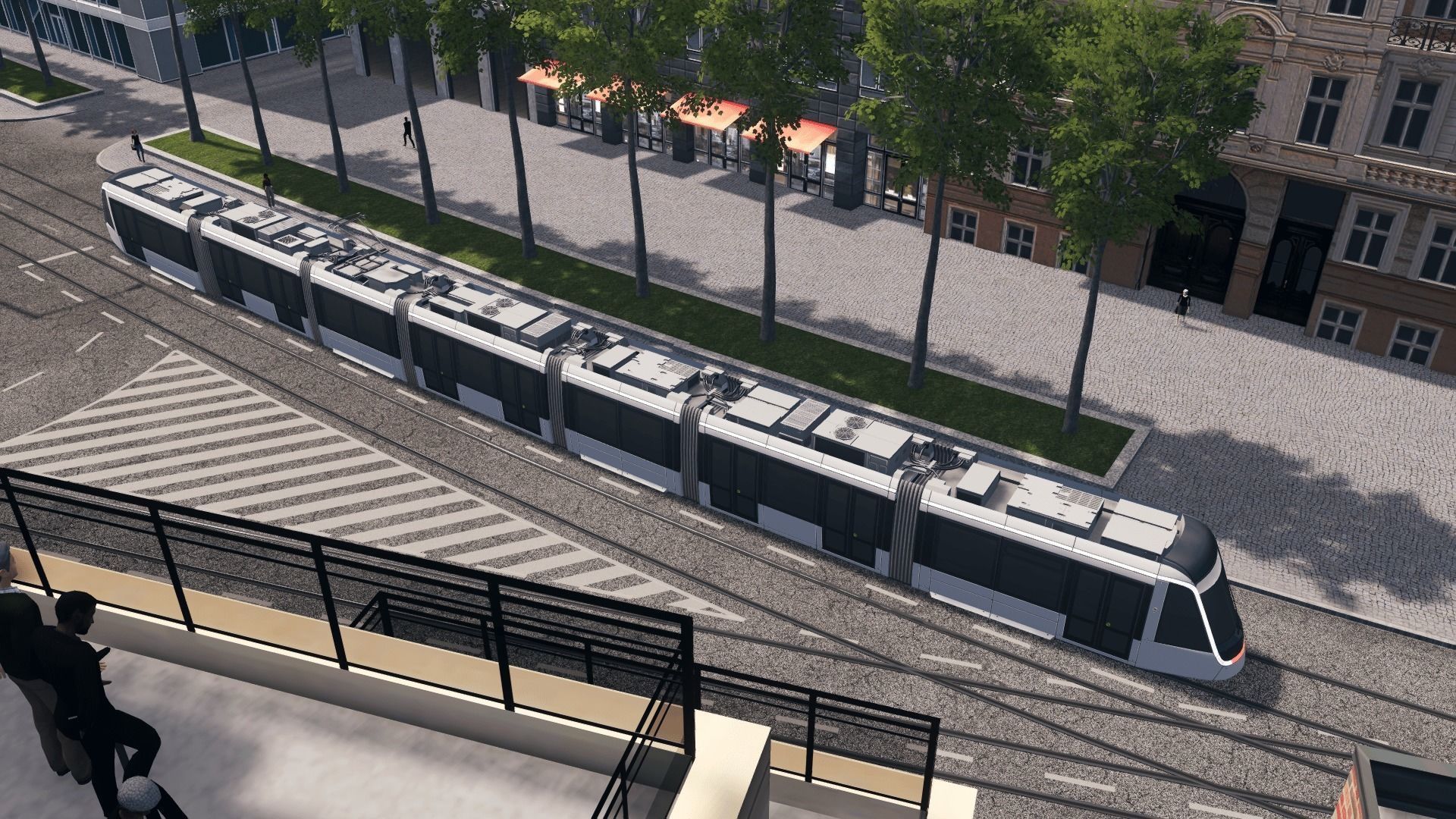 Alstom Citadis XO5 - Paris T9 Tram Low-poly 3D model_3