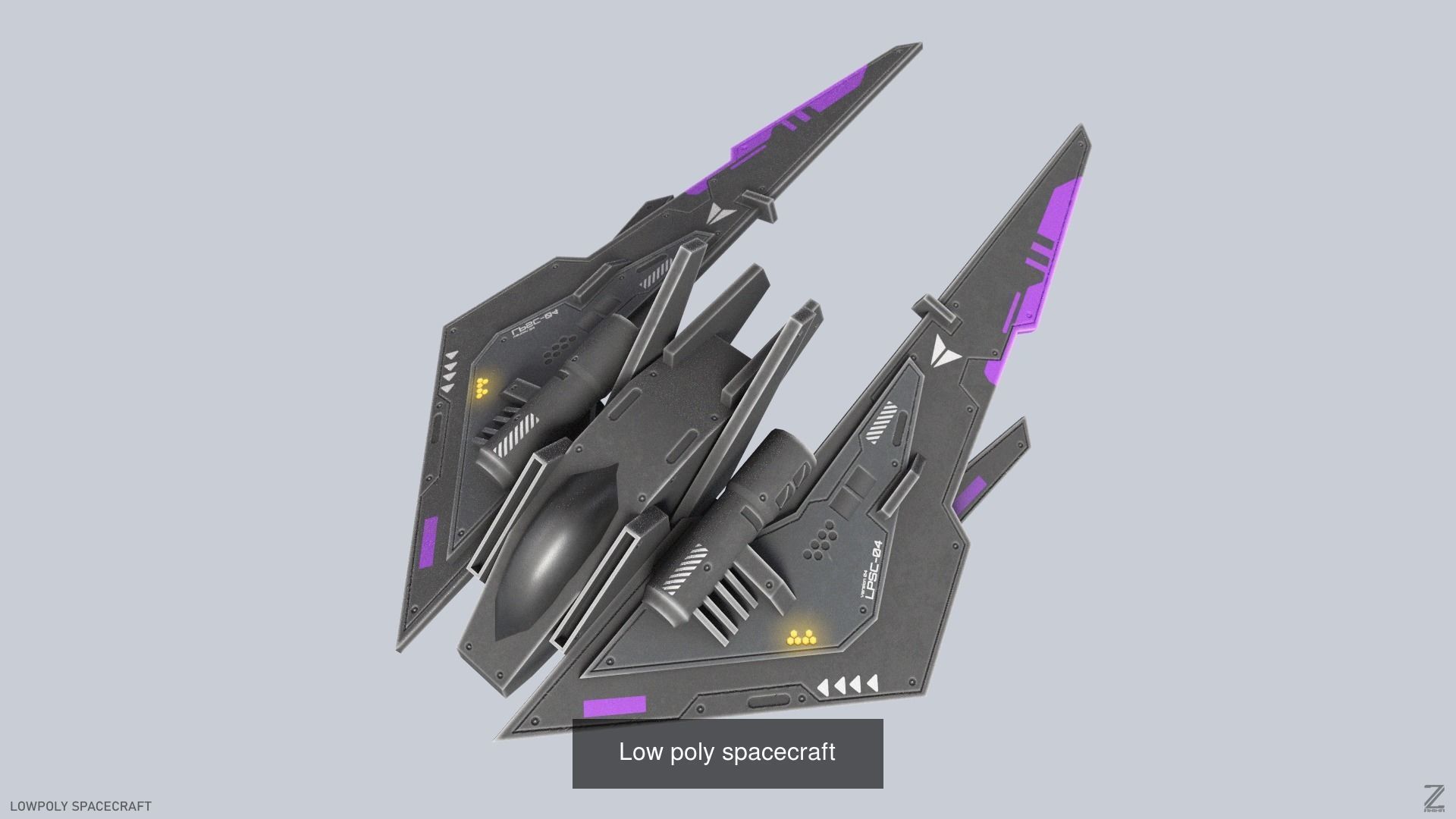 Low poly spacecraft collection _5