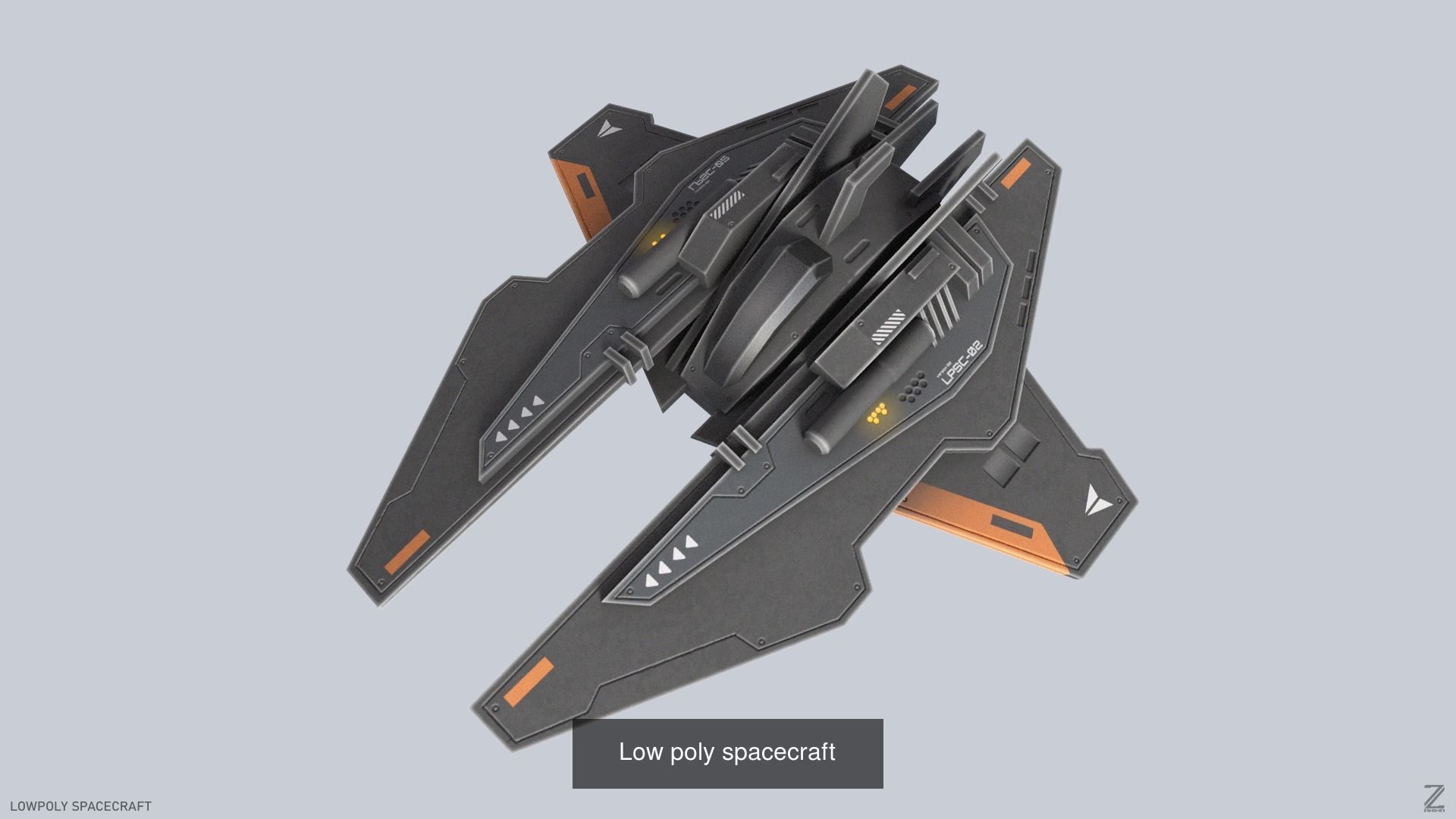 Low poly spacecraft collection _3