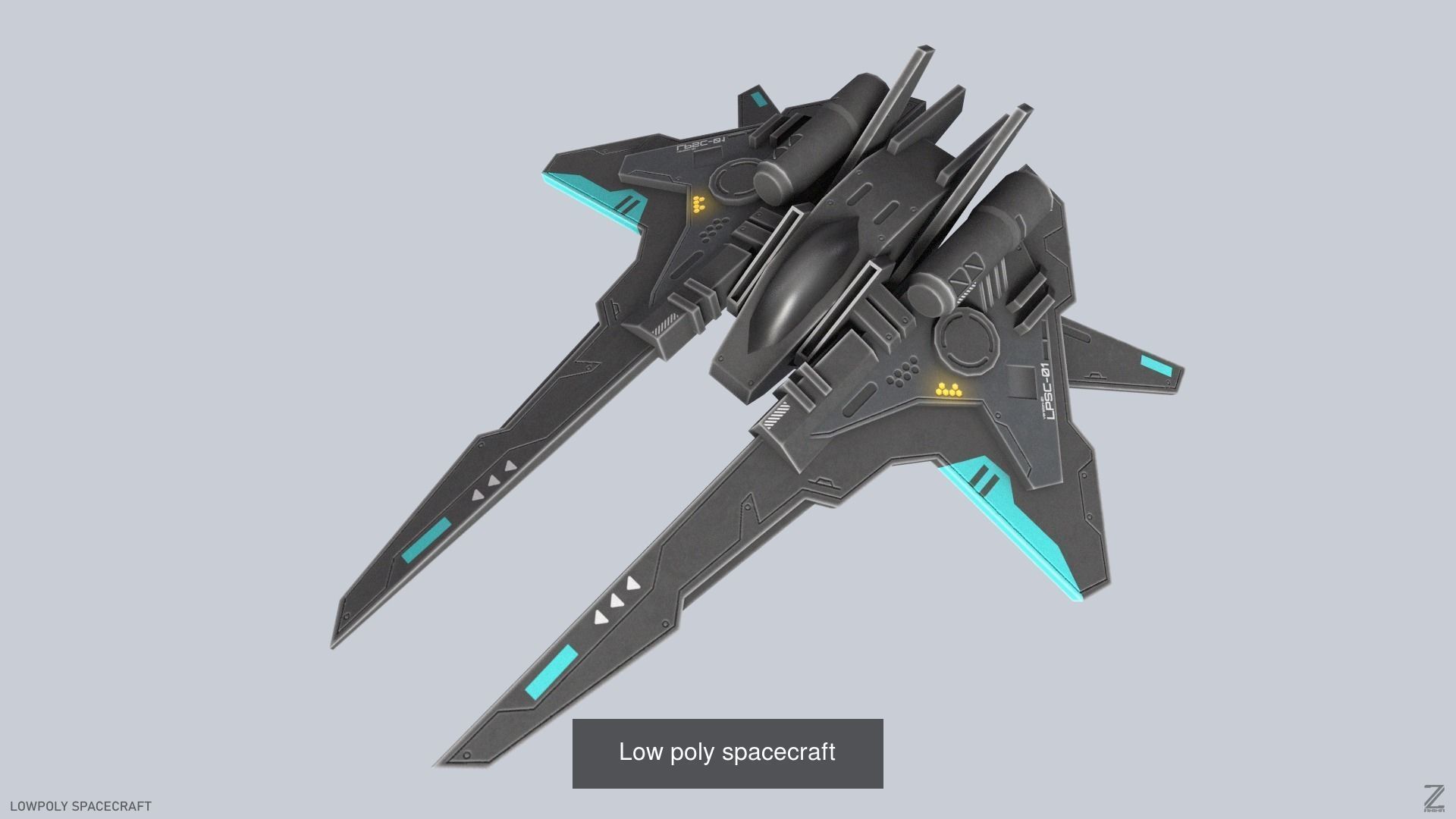 Low poly spacecraft collection _2