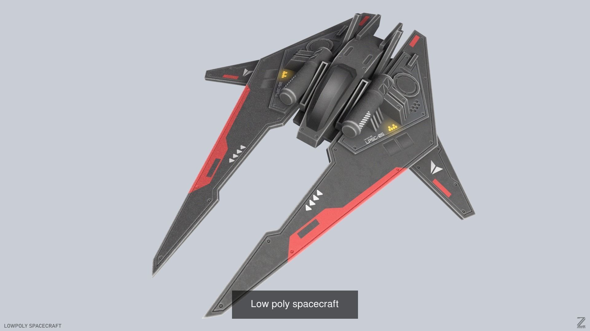 Low poly spacecraft collection _6