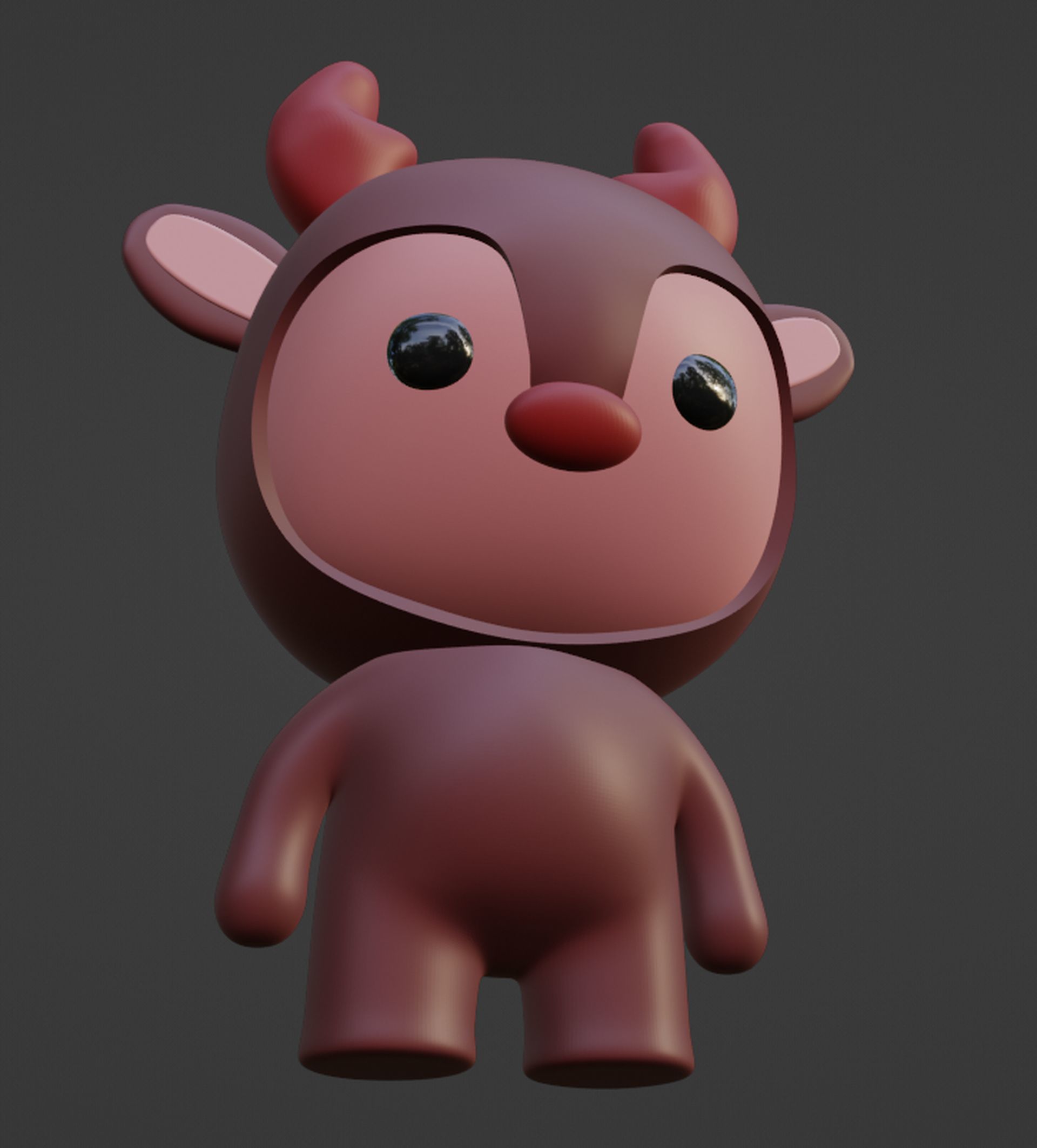 Little deer Figurine Free 3D print model_6