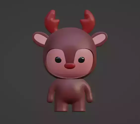 Little deer Figurine Free 3D print model
