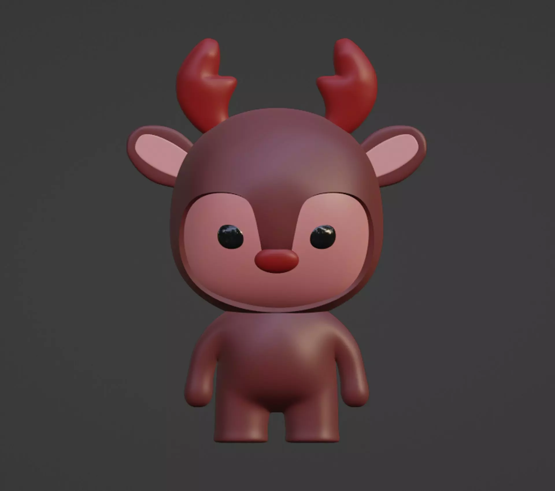 Little deer Figurine Free 3D print model_0