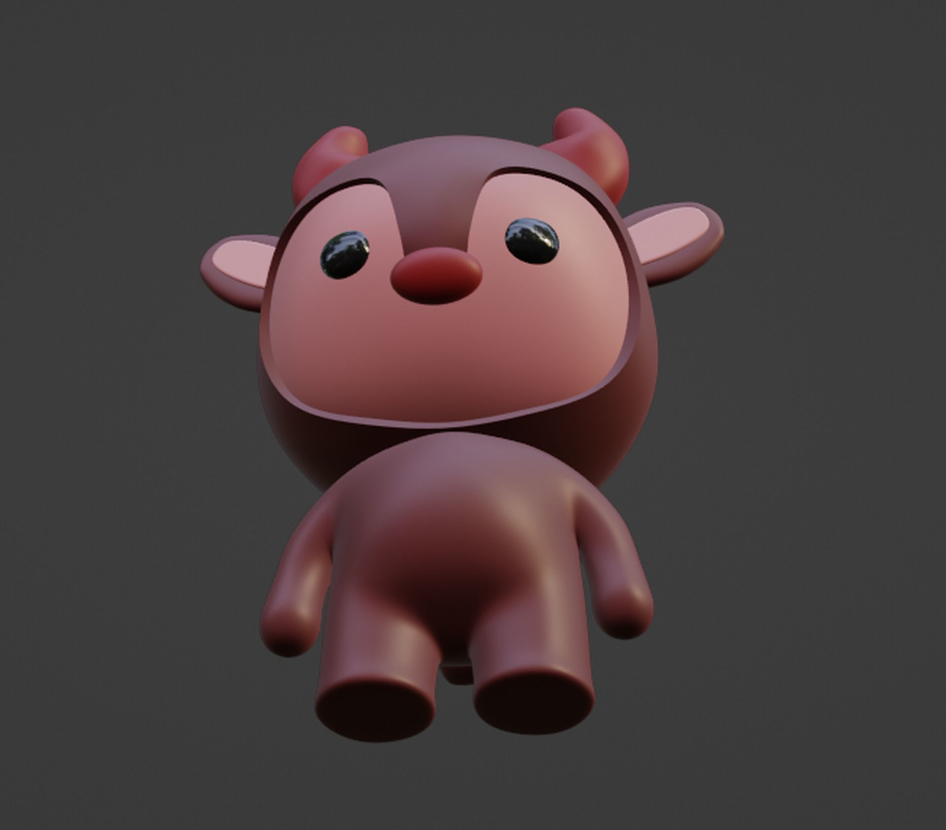 Little deer Figurine Free 3D print model_4