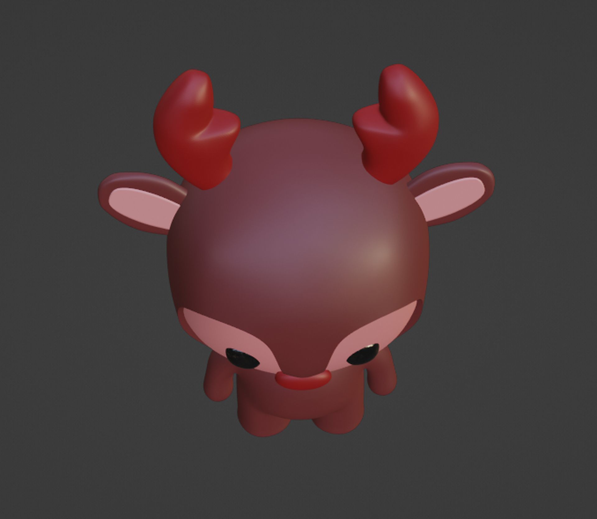 Little deer Figurine Free 3D print model_3