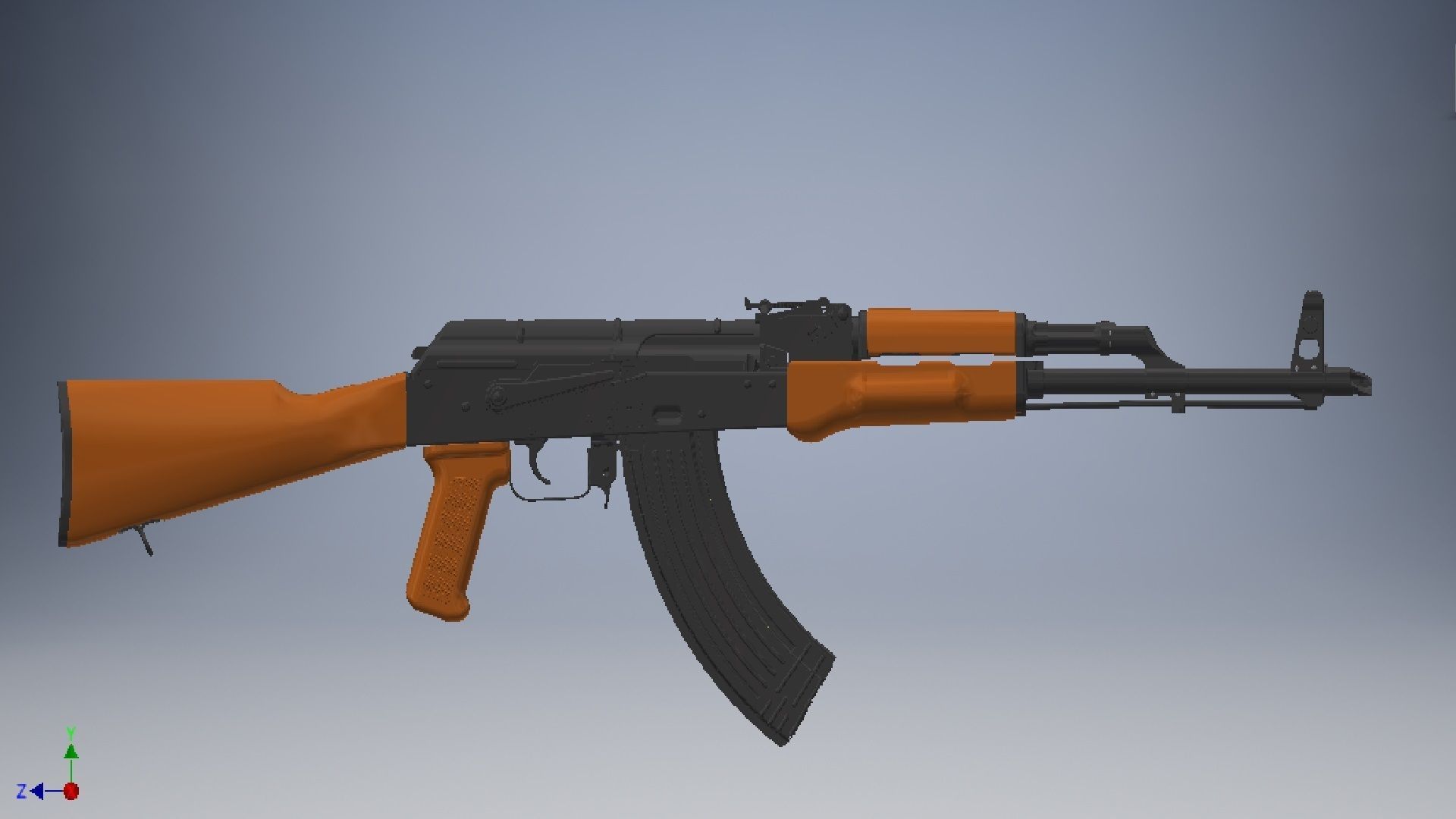 AKM Assembly 3D model_1