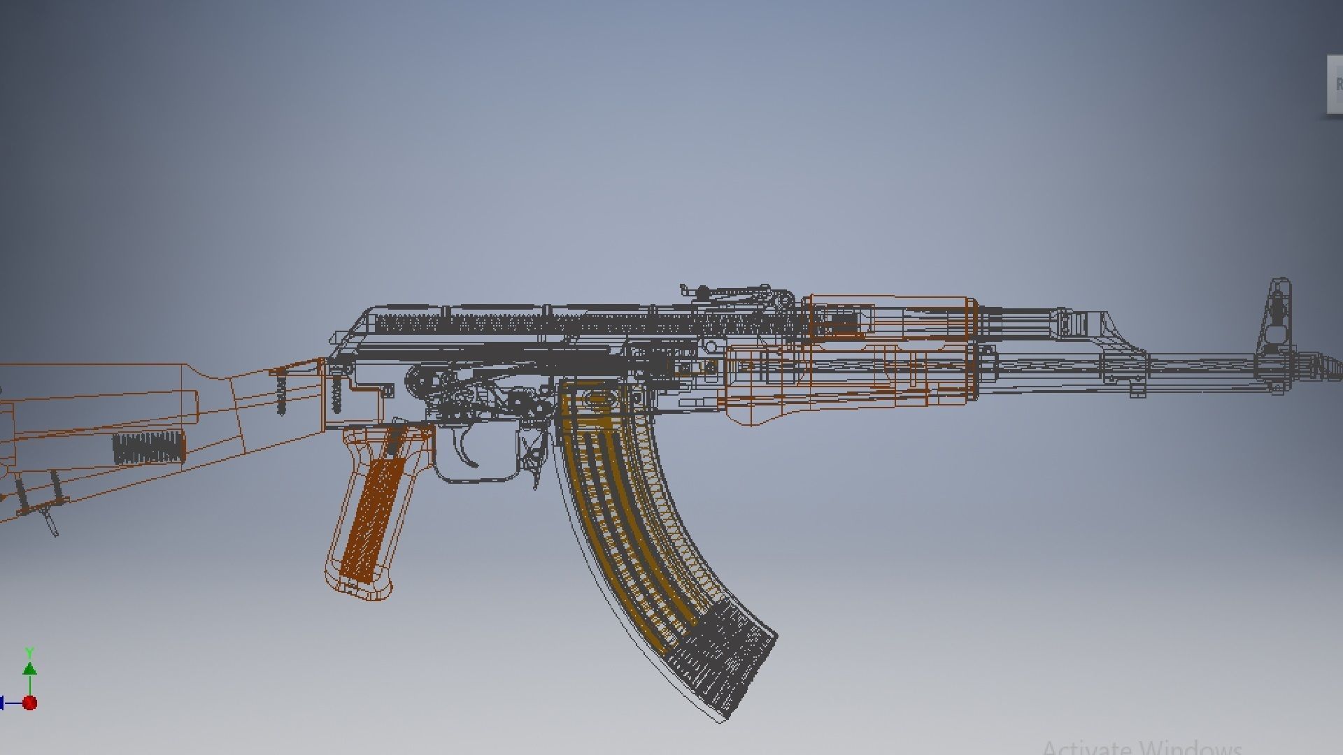 AKM Assembly 3D model_4