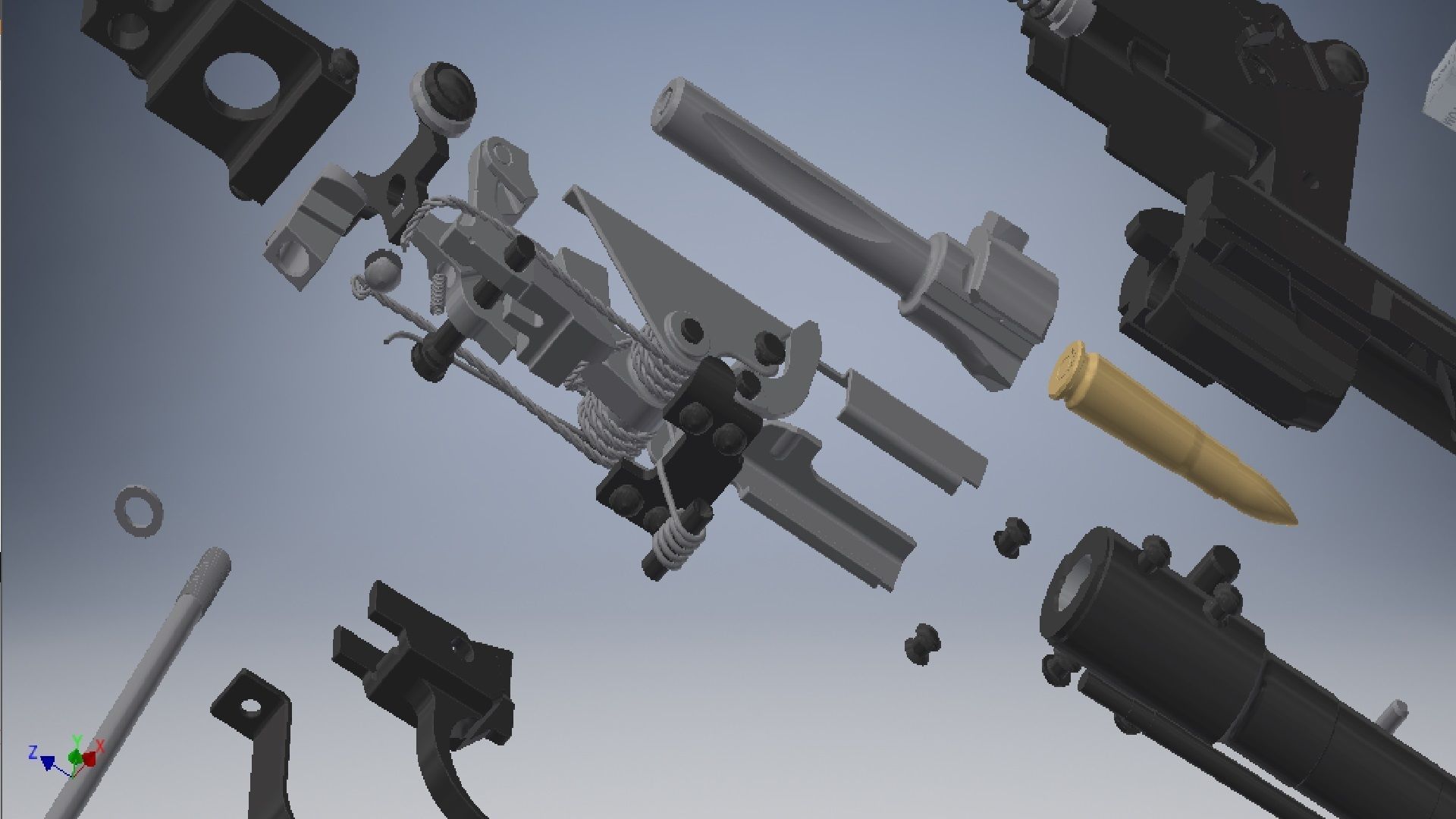 AKM Assembly 3D model_15