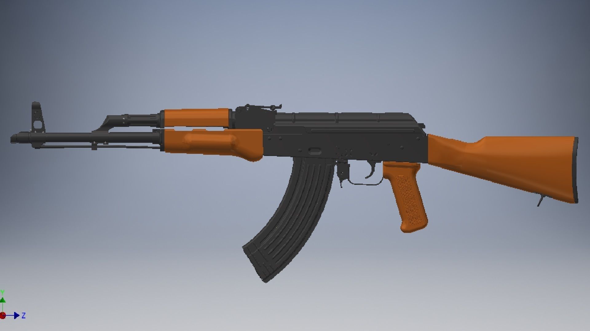 AKM Assembly 3D model_2