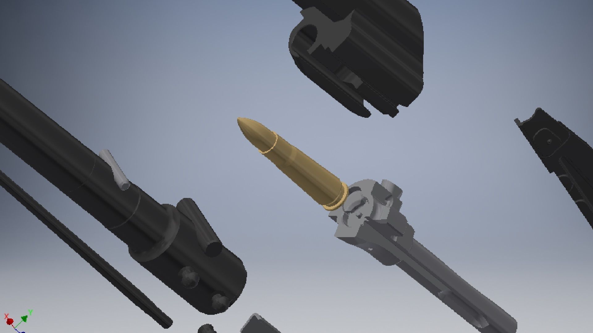 AKM Assembly 3D model_13