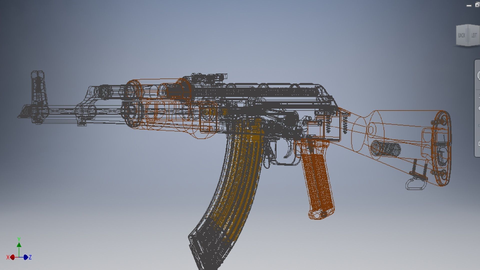 AKM Assembly 3D model_8