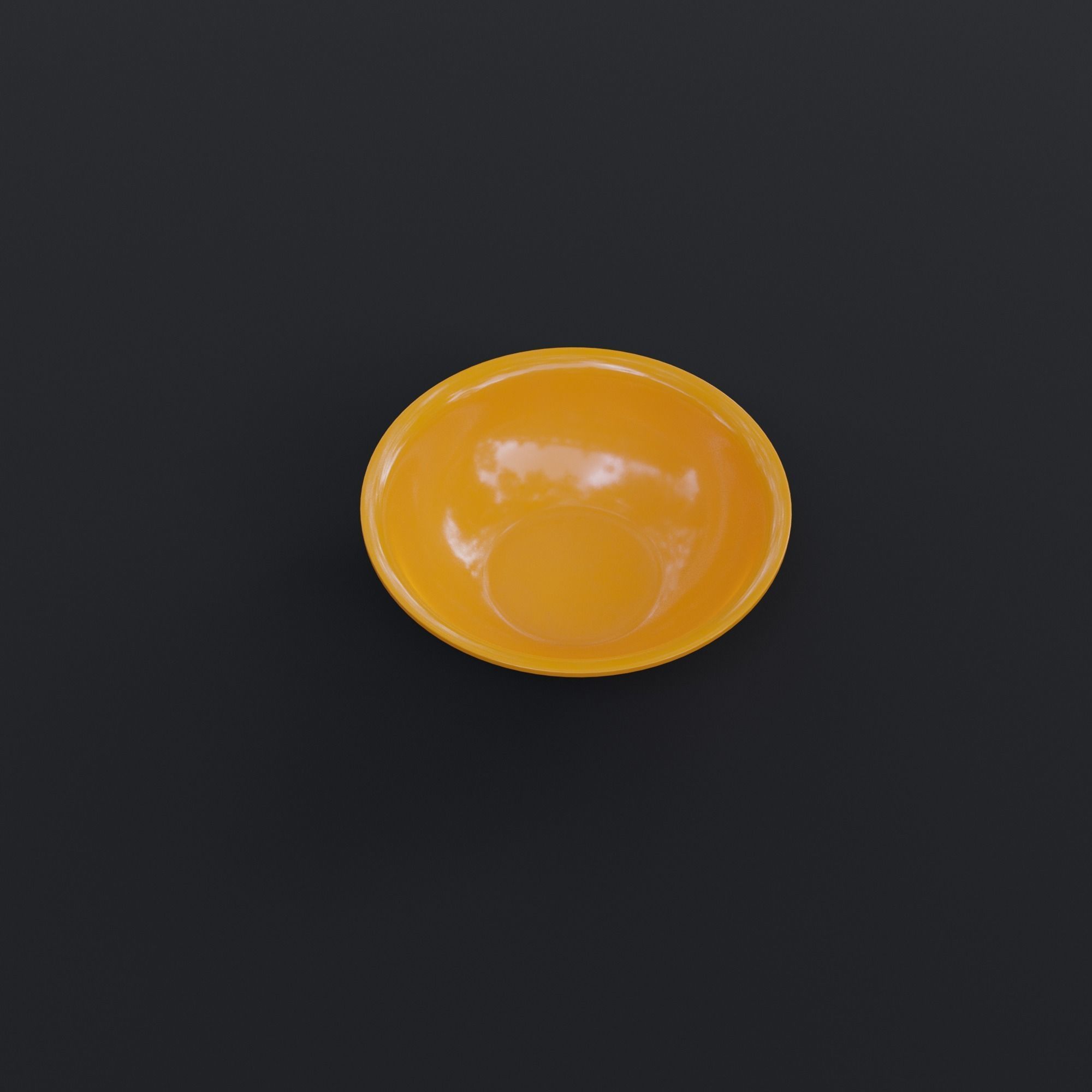 Plastic dinnerware collection Low-poly 3D model_9