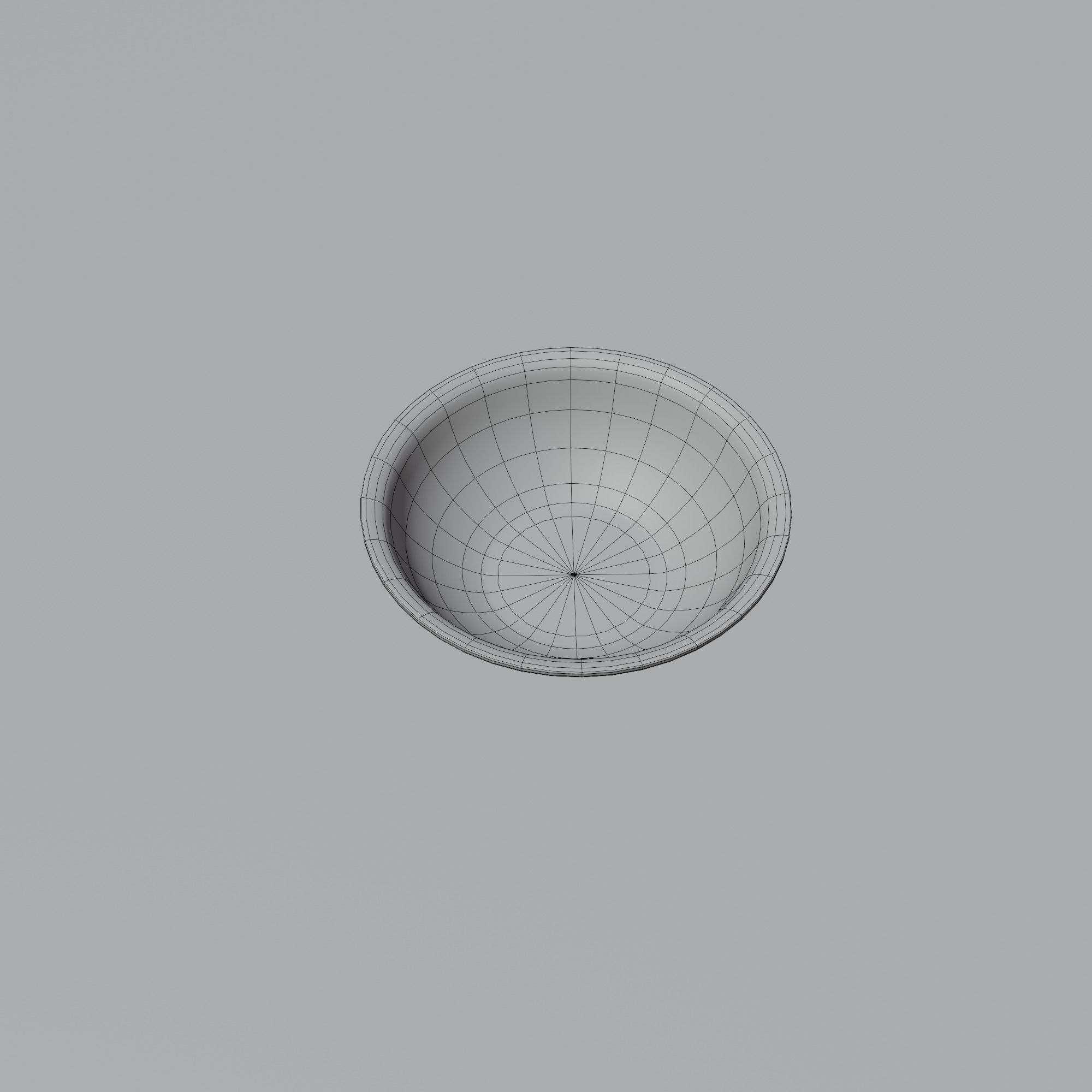 Plastic dinnerware collection Low-poly 3D model_22