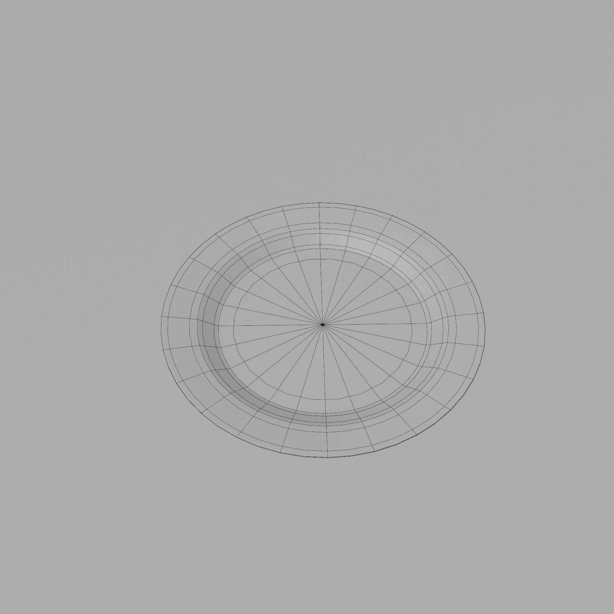 Plastic dinnerware collection Low-poly 3D model_19