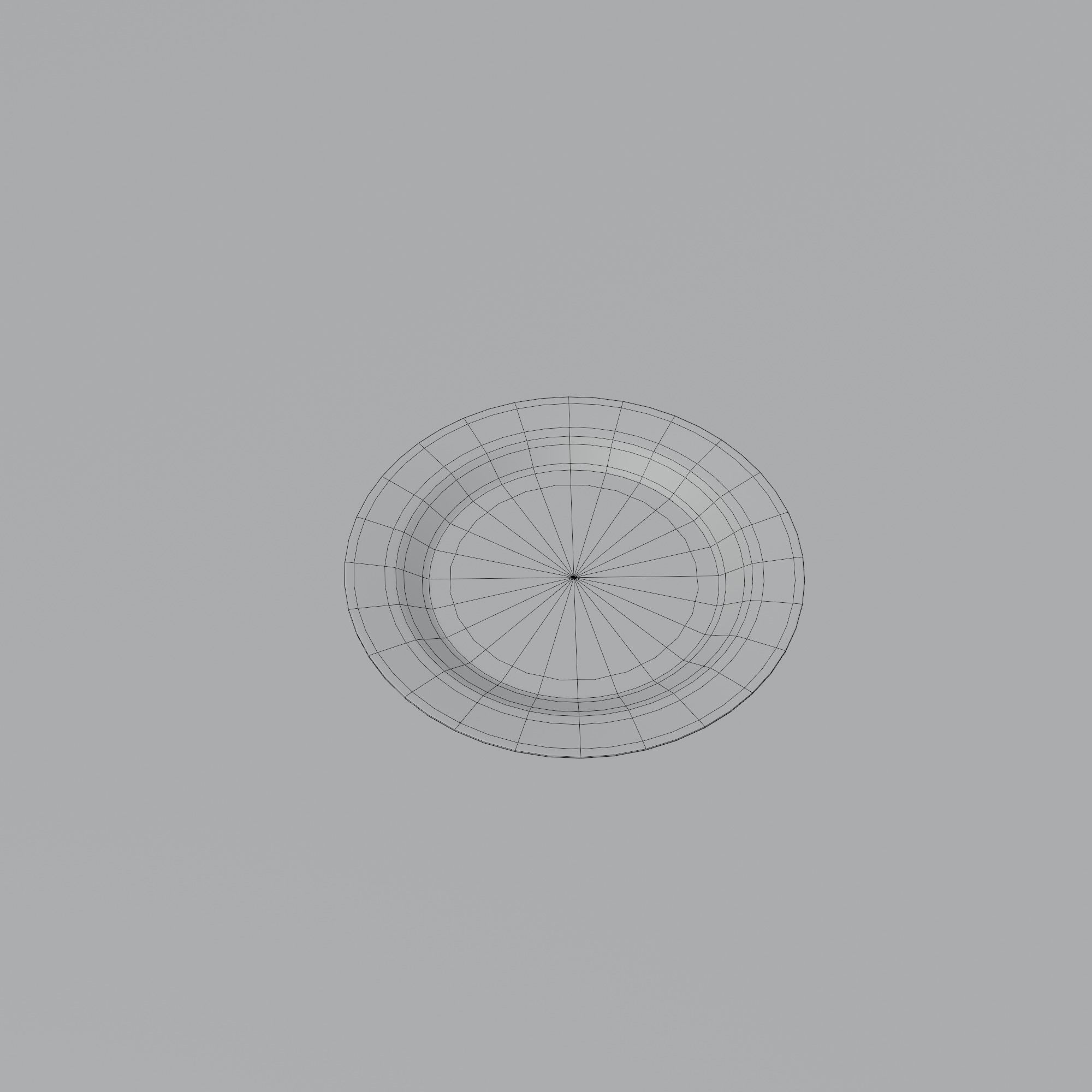 Plastic dinnerware collection Low-poly 3D model_18