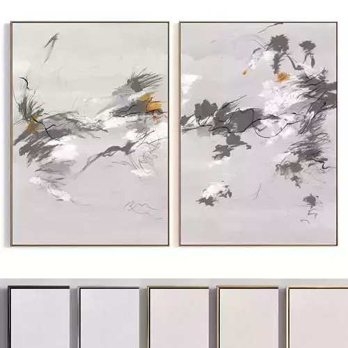 Plaster Two Photo Frame 402